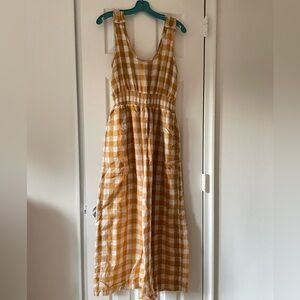 Ace & Jig Ferris Gingham Jumpsuit in Fez